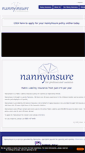 Mobile Screenshot of nannyinsure.co.uk